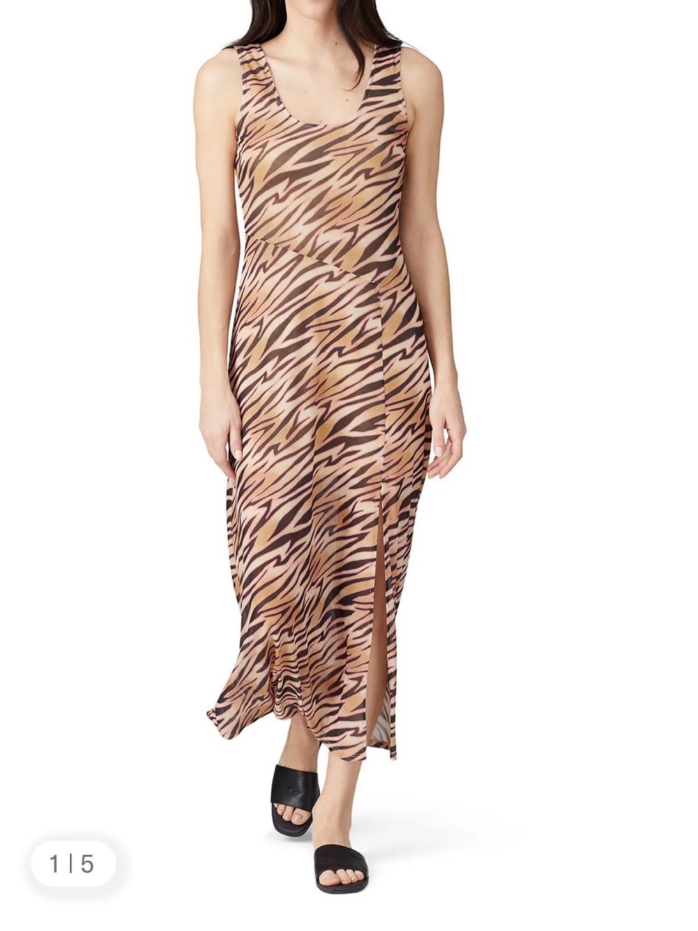Louna Animal Maxi Sheath Dress